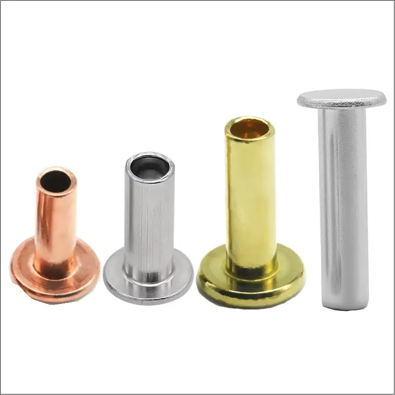 Rivets à tête plate : la fixation propre