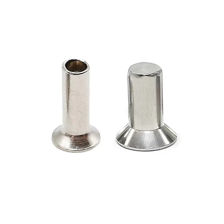 Rivets à tête fraisée en laiton