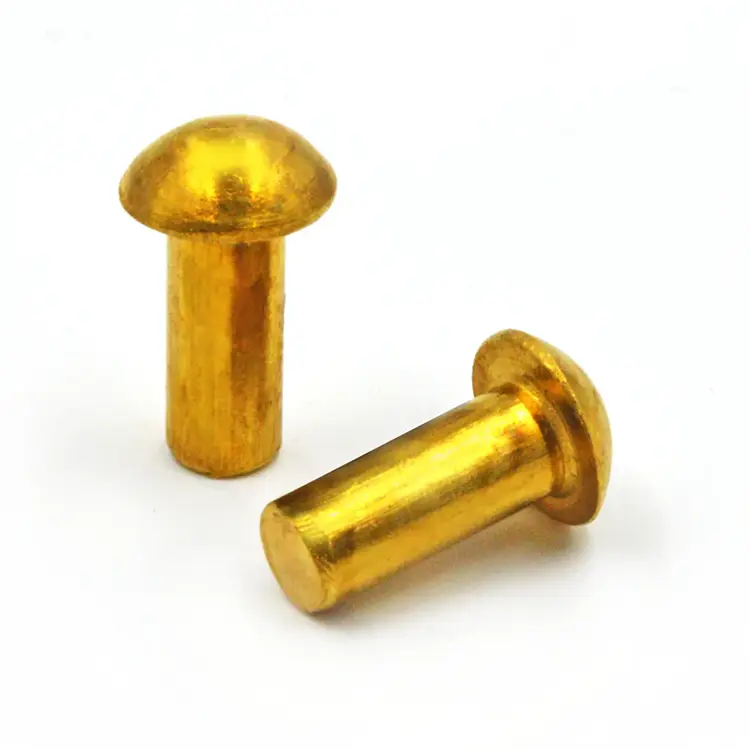 Rivets solides en laiton