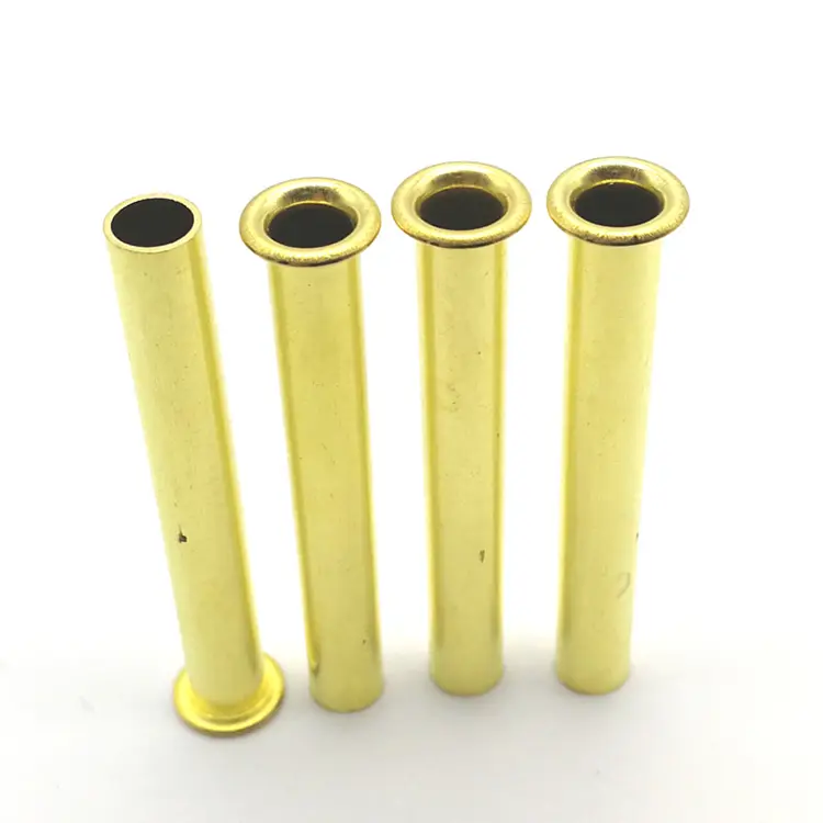 Rivets tubulaires en laiton