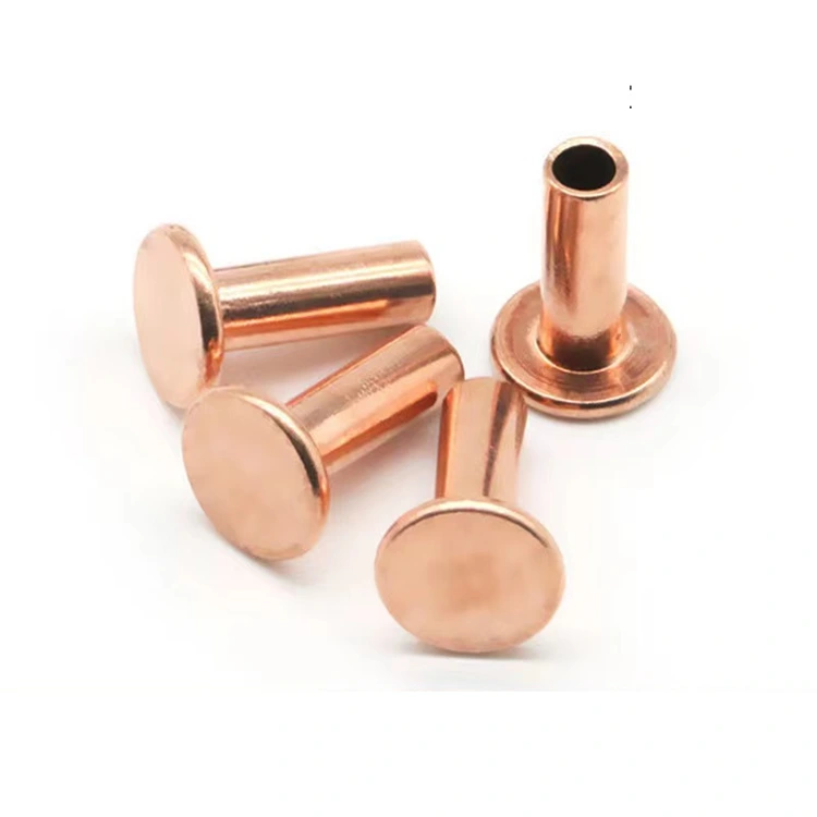 Rivets demi-creux en cuivre