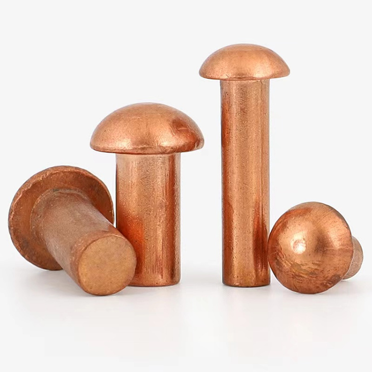 Rivets solides en cuivre