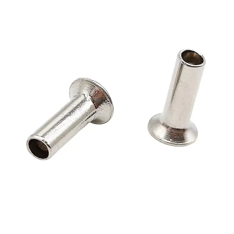 Rivets semi-tubulaires à tête frais