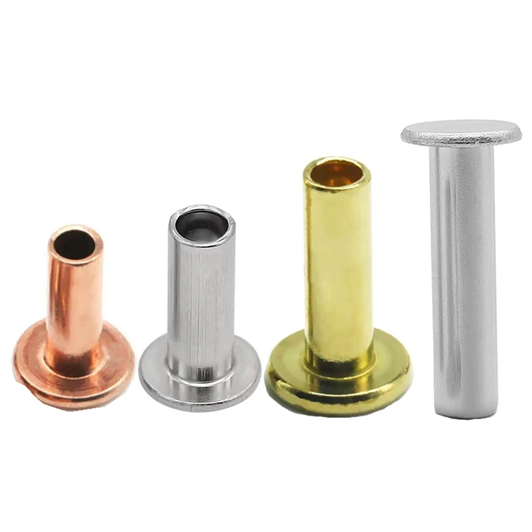 Rivets demi-creux à tête plate