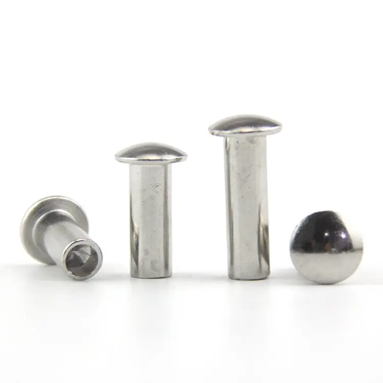 Rivets semi-tubulaires de la tête de la tête de la tête